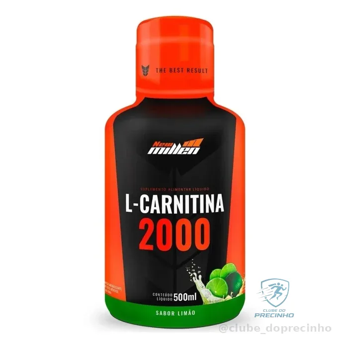 New Millen L-carnitina Limão 500ml Mercado Livre