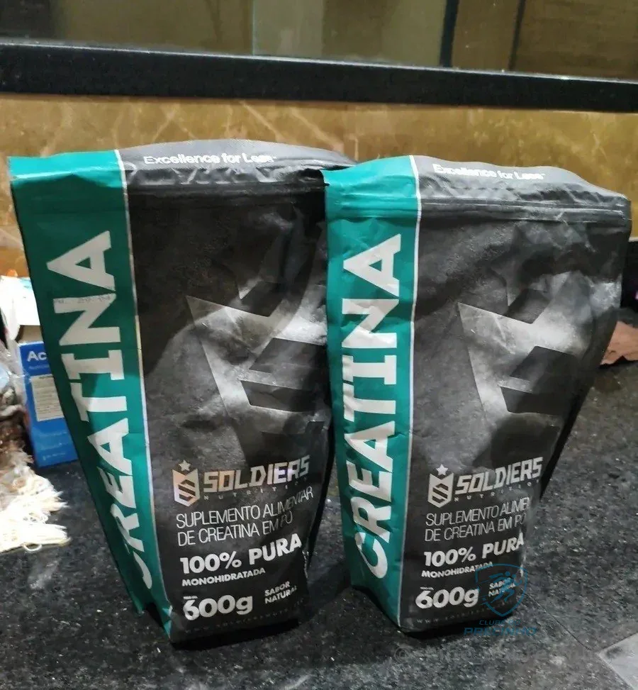 Creatina Monohidratada 1200g Soldiers Nutrition 100% Pura Mercado Livre