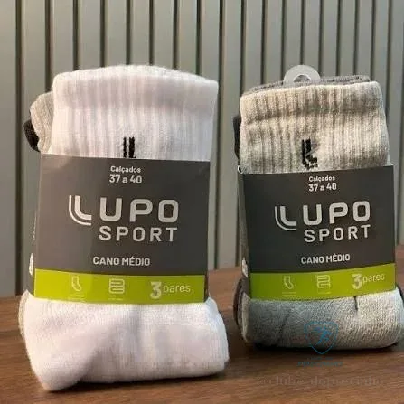Kit 10 Pares Meias Lupo Cano Médio Alto Mercado Livre