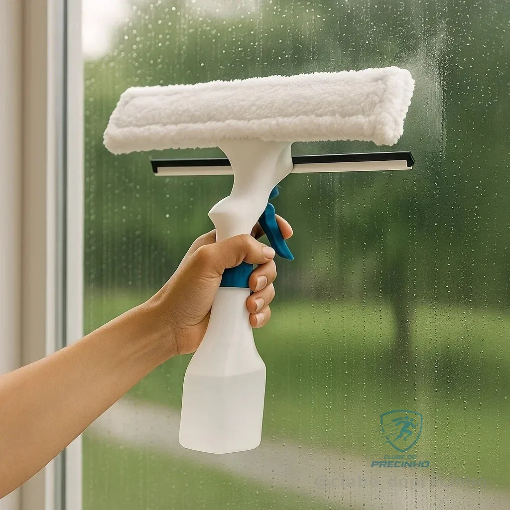 Rodo Limpa Vidros Spray Limpeza Rápida Limpar Janelas Seguro em Apartamentos Eficiente Shopee