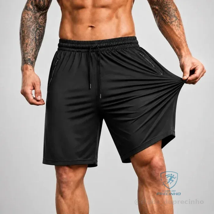 Shorts Slim Fit Poliamida Elastano Mercado Livre