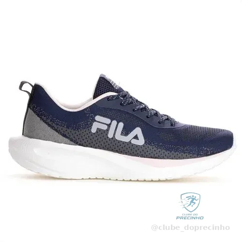 Tênis Fila Corrida Preto Feminino Amortecido Leve