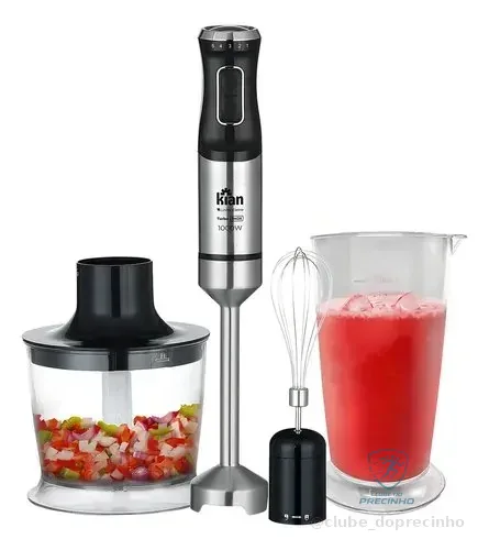 Mixer Turbo 3 Em 1 - 1000w 5 Velocidades Cor Preto 127v
