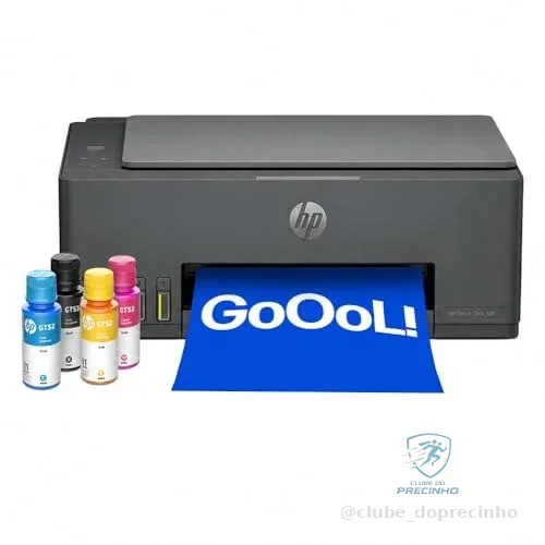 Impressora Multifuncional HP Smart Tank 589 Tanque de Tinta Colorida Wi-Fi, USB - Alta Economia -Copiadora e Scanner (5D1A8A)