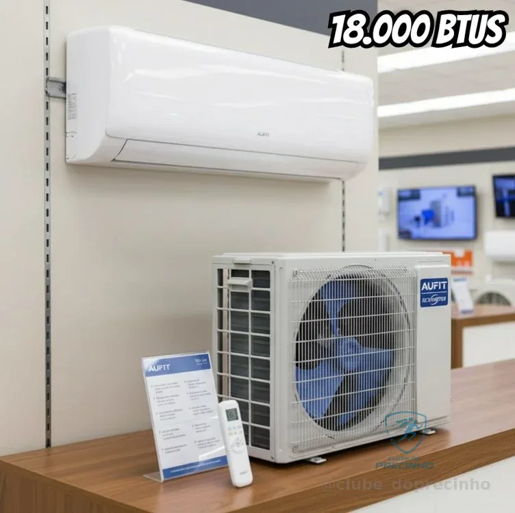 Ar Condicionado Split Hi Wall Inverter Aufit 18.000 Btus Frio 220v R-32