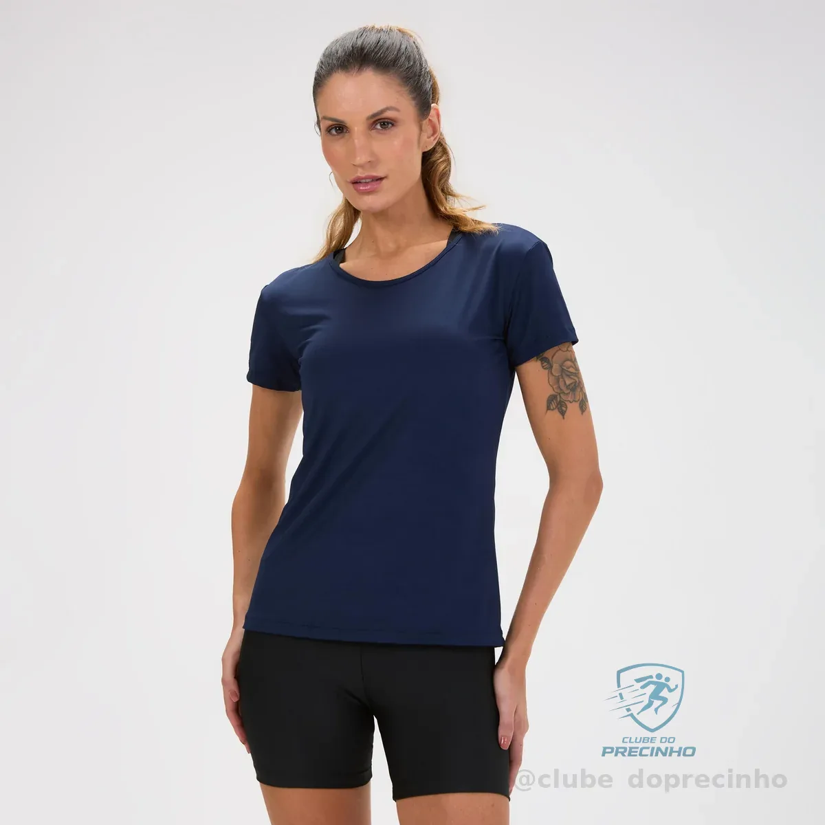 Camiseta Feminina Fitness Respi 100 em Poliéster