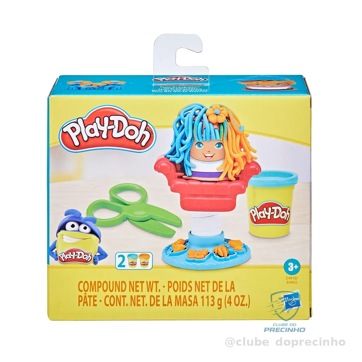 Play-Doh, Massinha de Modelar Infantil, Mini Kit Corte Maluco - Conjunto de Brinquedo com Acessórios e 2 Potes - A partir de 3 Anos