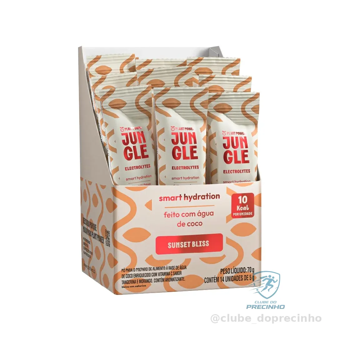 Suplemento em pó Sunset Bliss Jungle Electrolytes 5g Display 14 Sachês