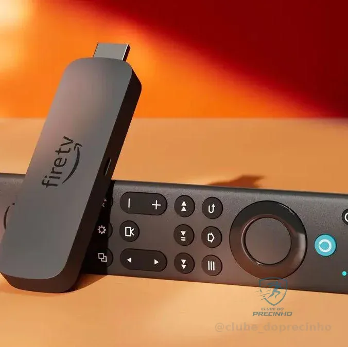 🔥 PARCELADO! Amazon Fire TV Stick HD (modelo mais recente), Controle Remoto por Voz com Alexa, alimentado pela TV, com configuração simples e Acesso Antecipado à Alexa+