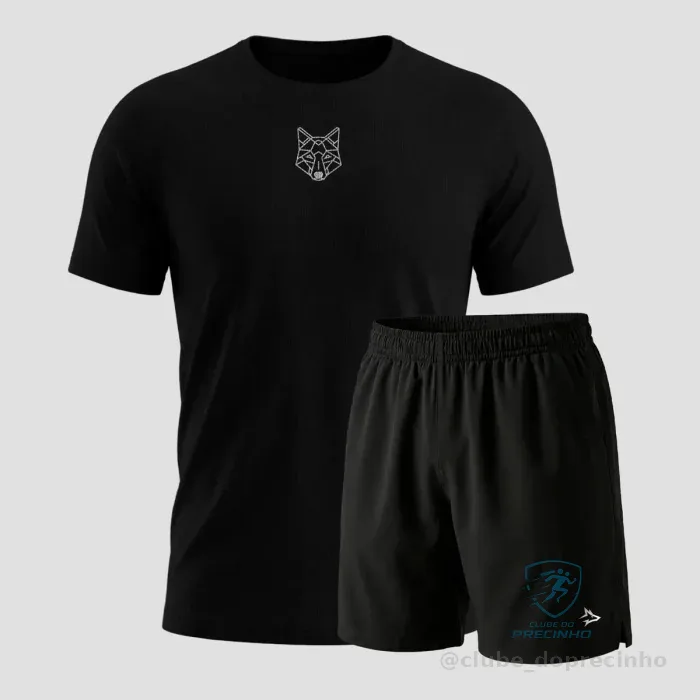 Kit Lobo Dry Fitness (Bermuda e Camiseta) Mercado Livre
