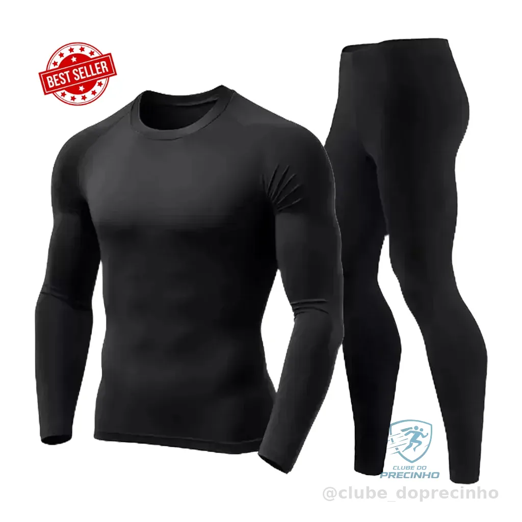 Conjunto Térmico Kit Calça + Blusa Uv Segunda Pele Proteção Uv 50 Ótima Qualidade Shopee