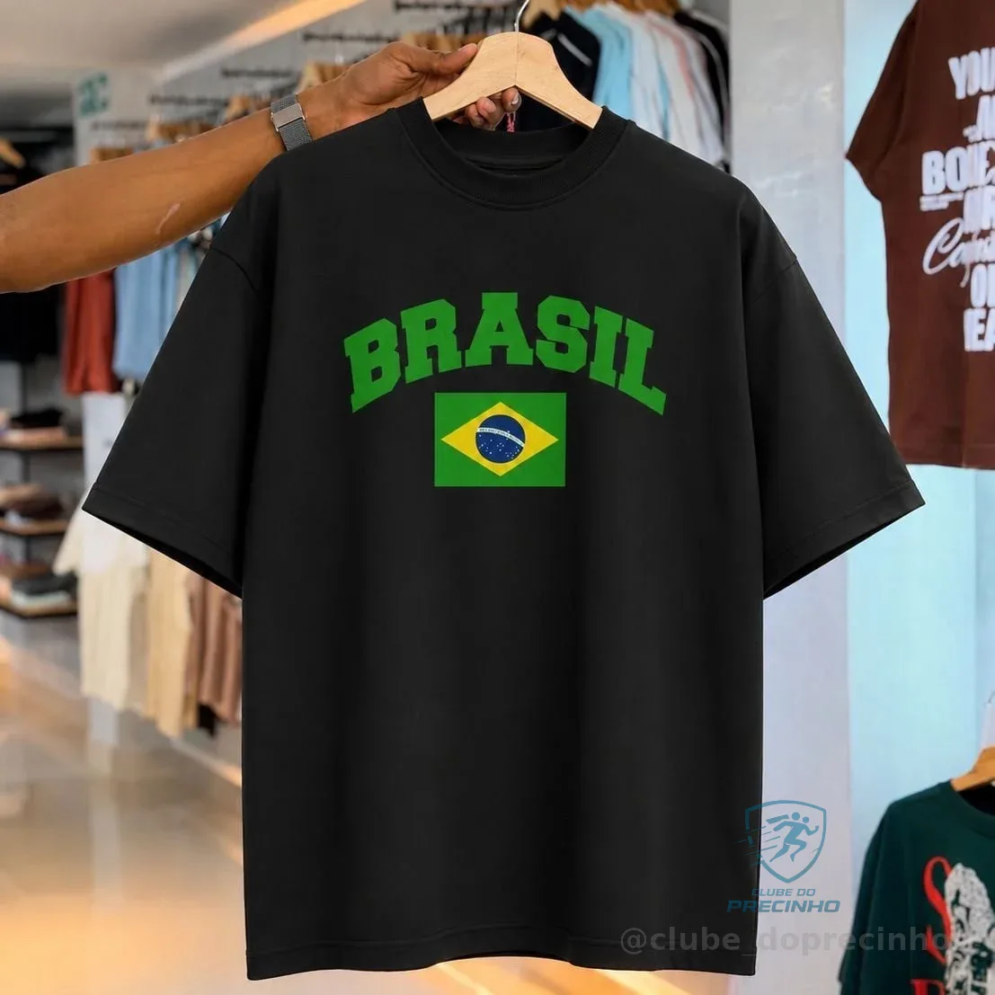 Camiseta Oversized Brasil Mercado Livre