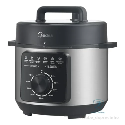 🔥 PARCELADO! Midea Panela de Pressão Mecânica 4L,127V