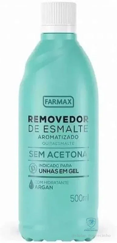 Farmax Removedor Esmalte Sem Acetona Argan 500 Ml