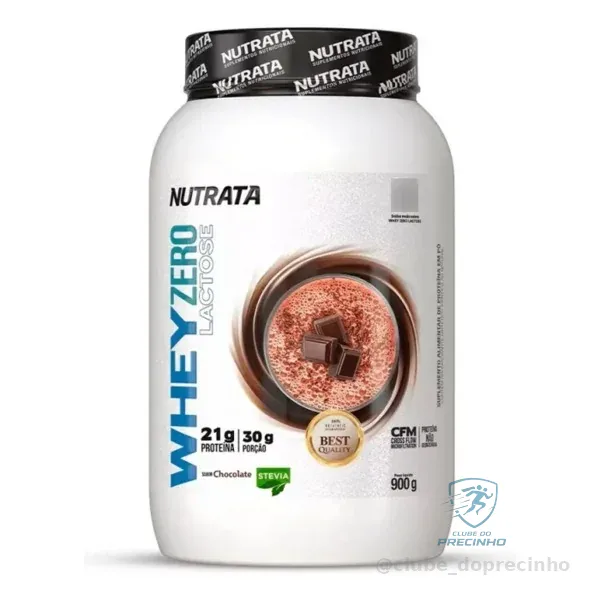 Whey Zero Lactose Chocolate Nutrata 900g Mercado Livre