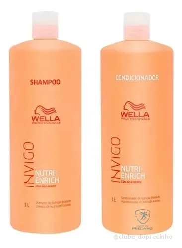 Kit Nuti-enrich Duo - Shampoo 1l + Condicionador 1l