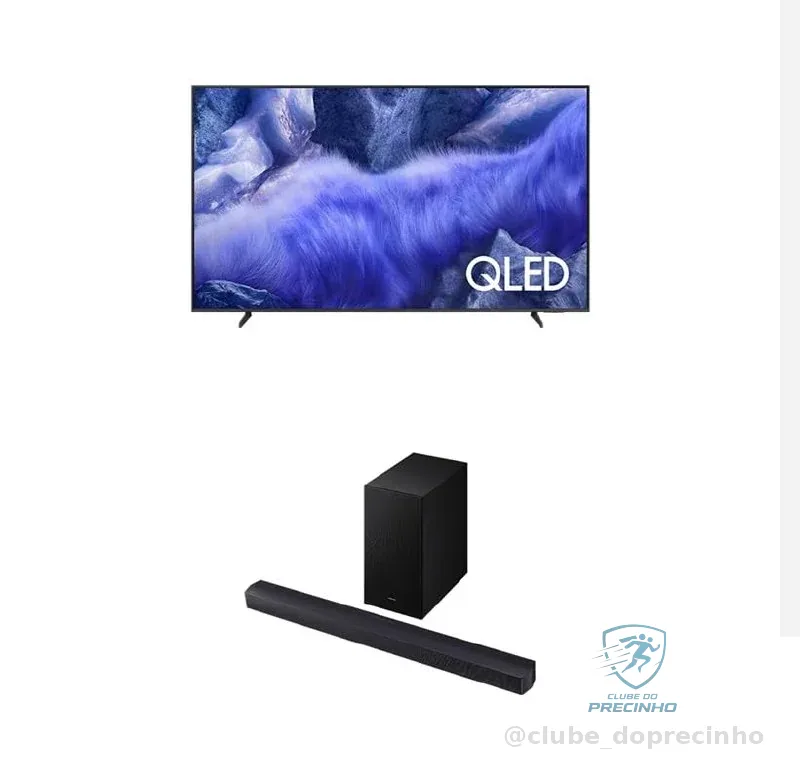 Samsung Combo Vision AI TV 55" QLED 4K QEF1 + Soundbar HW-B450F
