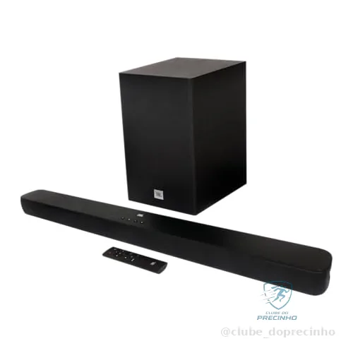 JBL, Soundbar, Bluetooth, Cinema SB180, 2.1 Canais, Subwoofer de 6,5" Sem Fio