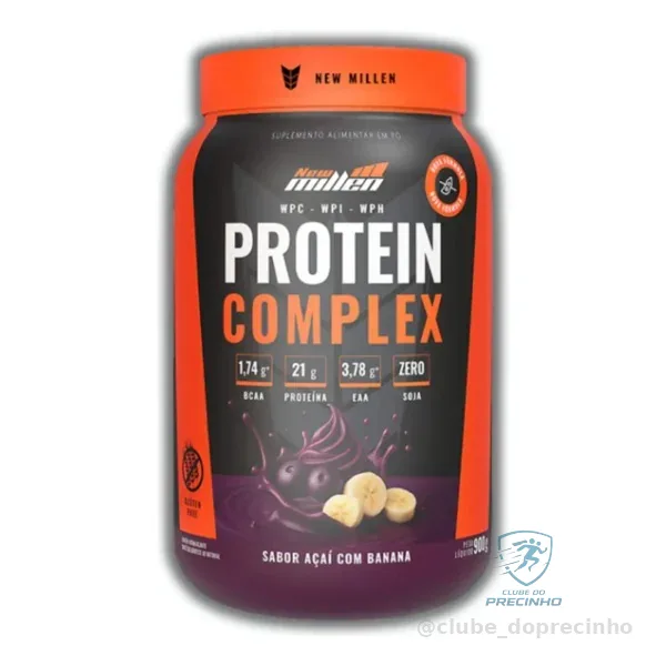 Proteína Complex 3W New Millen 900g Açaí Mercado Livre