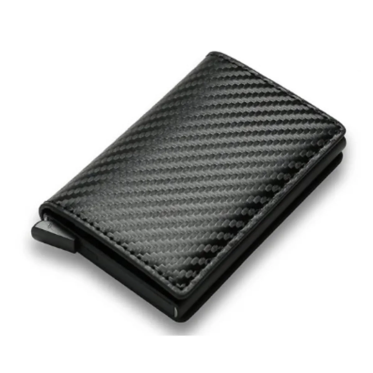 Carteira Porta Cartão Slim Antifurto Pop Up Em Couro Mágica Porta Cartão Rfid