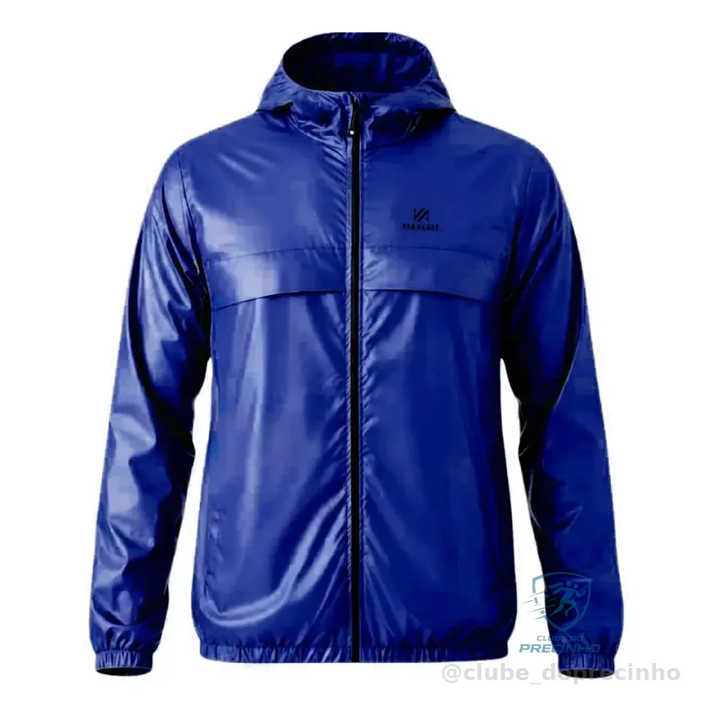 Jaqueta Masculina Windprotection Azul Corta Vento Mar Negro Azul