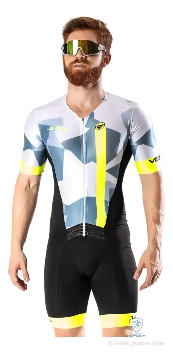 Macaquinho Vezzo Triathlon Bike Ciclismo Performance Unissex