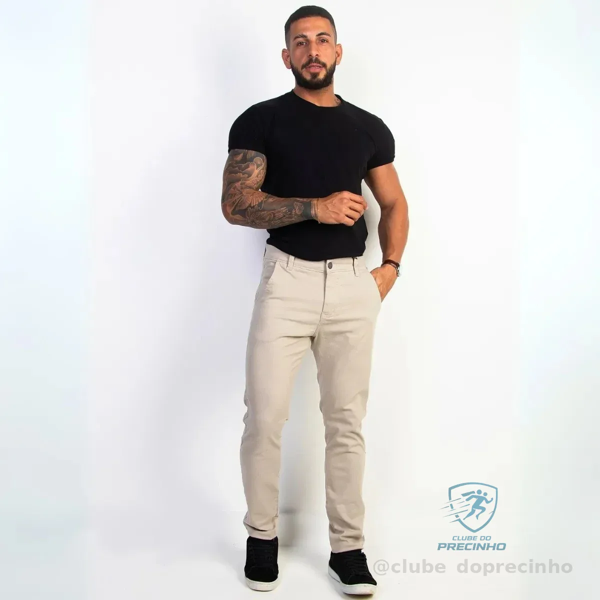 Calça Sarja Social Esporte Fino com Elastano Mercado Livre