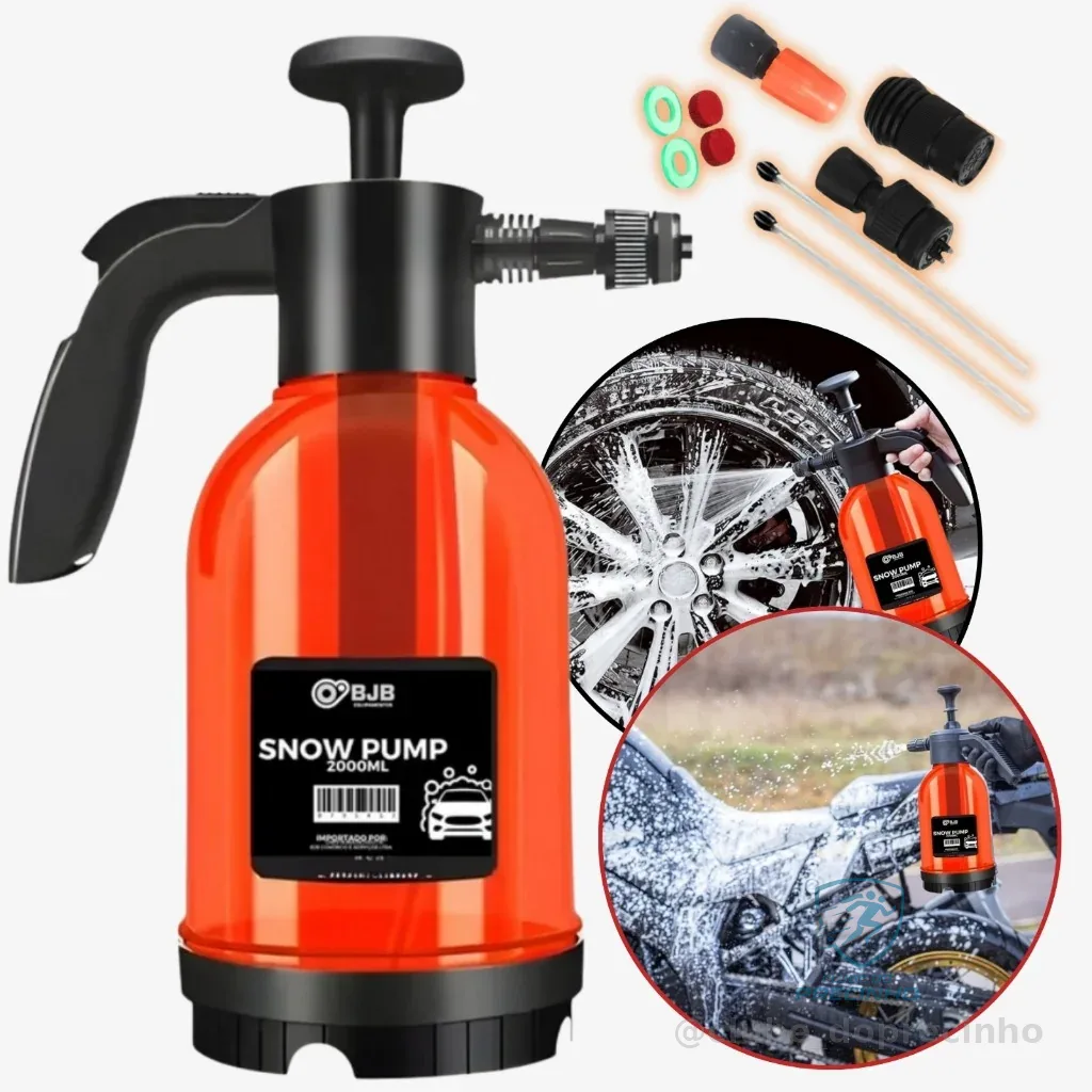 Snow Foam Pulverizador Espuma Manual 3 Em 1 , 2000ml Profissional Premium - BJB equipamentos Shopee