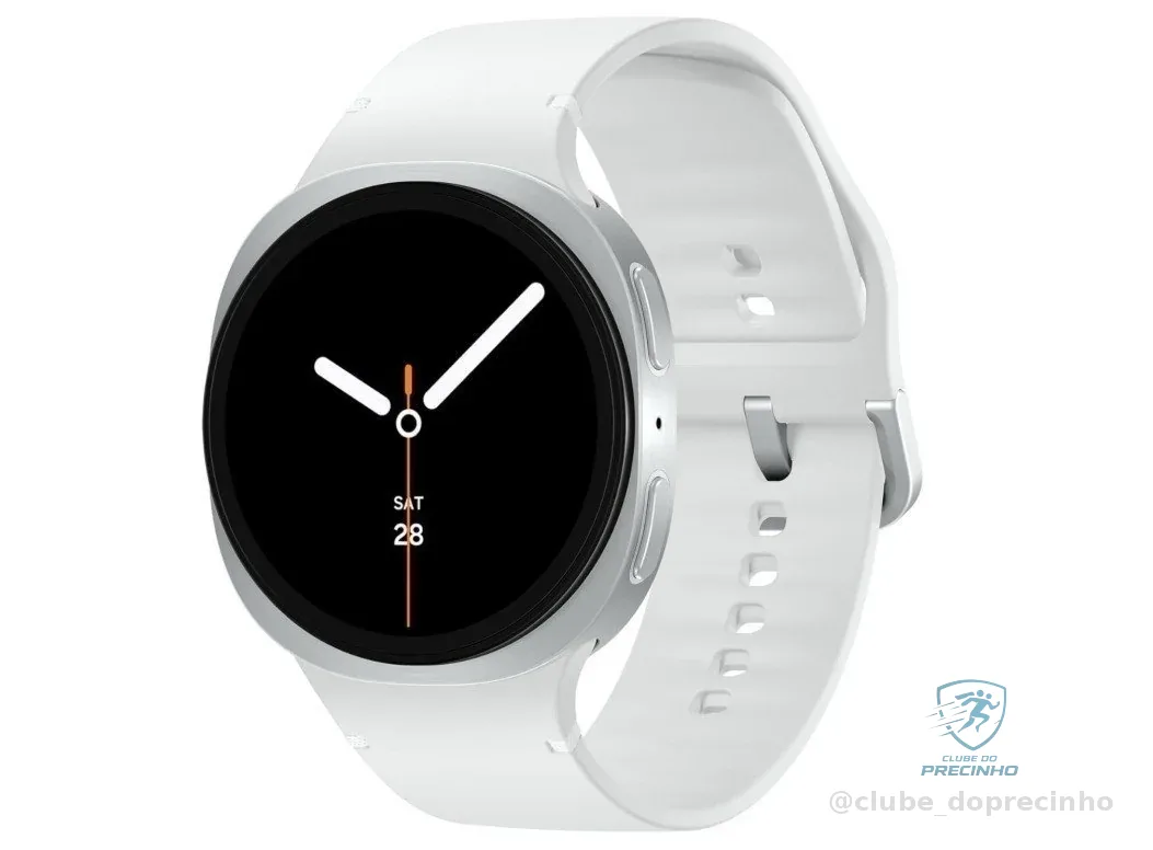 Samsung Galaxy Watch8 Smartwatch 40mm BT, Galaxy AI - Prata