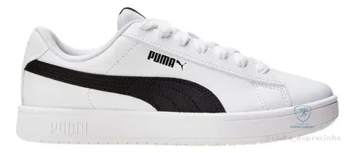Tênis Infantil Masculino E Feminino Rickie Classic Puma Puma White-puma Black Lisa 34 Br