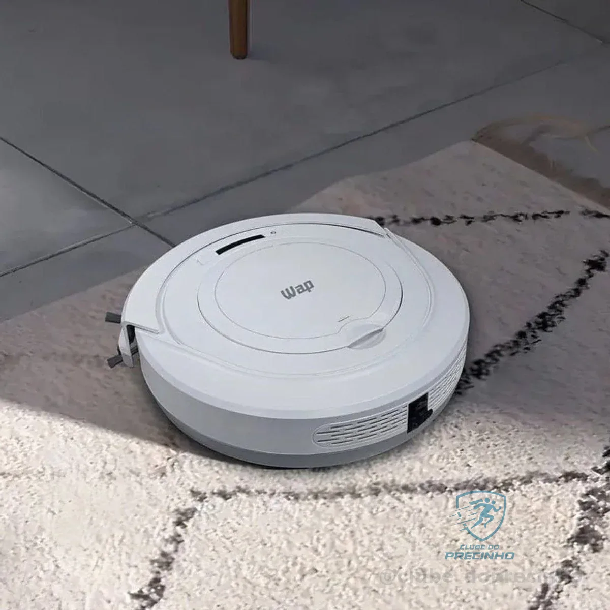 Robô Aspirador De Pó Wap Robot W90 Pérola Automático 3 Em 1 127/220v
