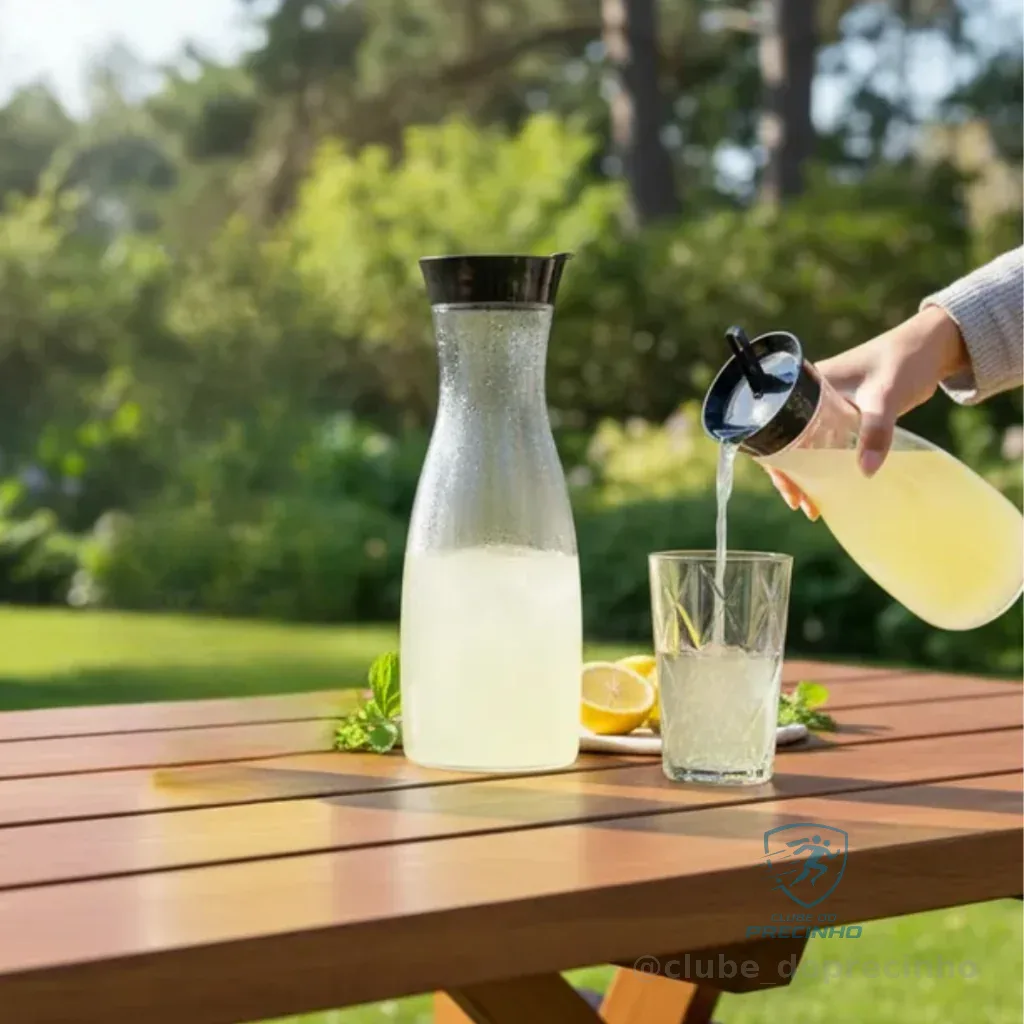 Kit 2 Garrafas De Água Com Tampa 1,8L Organização Geladeira Hotel Pousada Suco Leite Água Plasútil Shopee