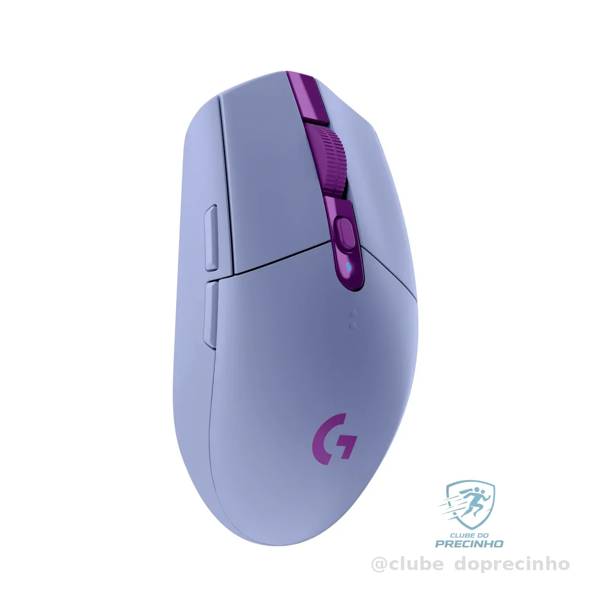 Mouse Gamer Sem Fio Logitech G305 LIGHTSPEED com 6 Botões Programáveis e Até 12.000 DPI - Lilás