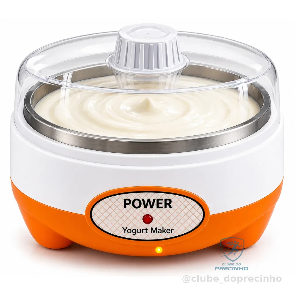 Máquina Fazer Iogurte Natural Grego Iogurteira Elétrica 1l Shopee