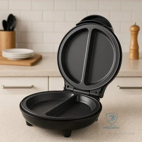 Omeleteira Mr Cheff Preta Redonda 127v / 220v KIAN Shopee