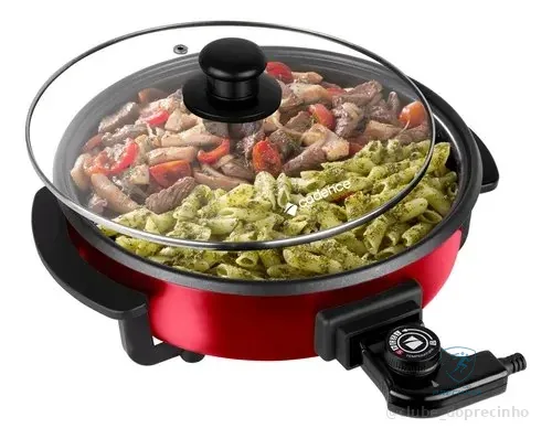 Panela Elétrica Rouge Pan610 Vermelha Cadence 110v Vermelho 0 Hz 127v