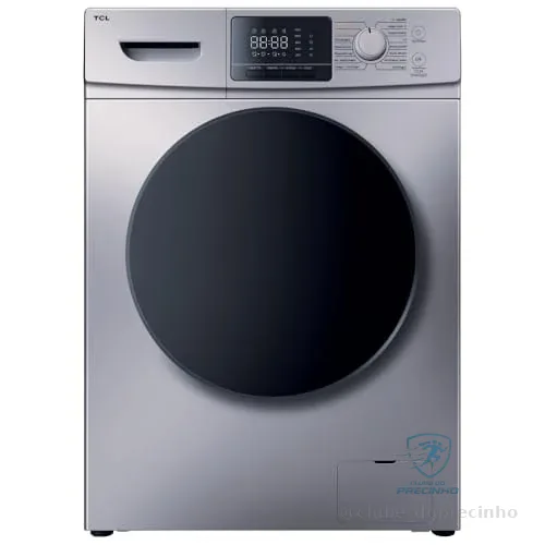 🔥 PARCELADO! Lava e Seca TCL 11Kg / 7Kg Prata Inverter com lavagem a seco 110V C311WDS1