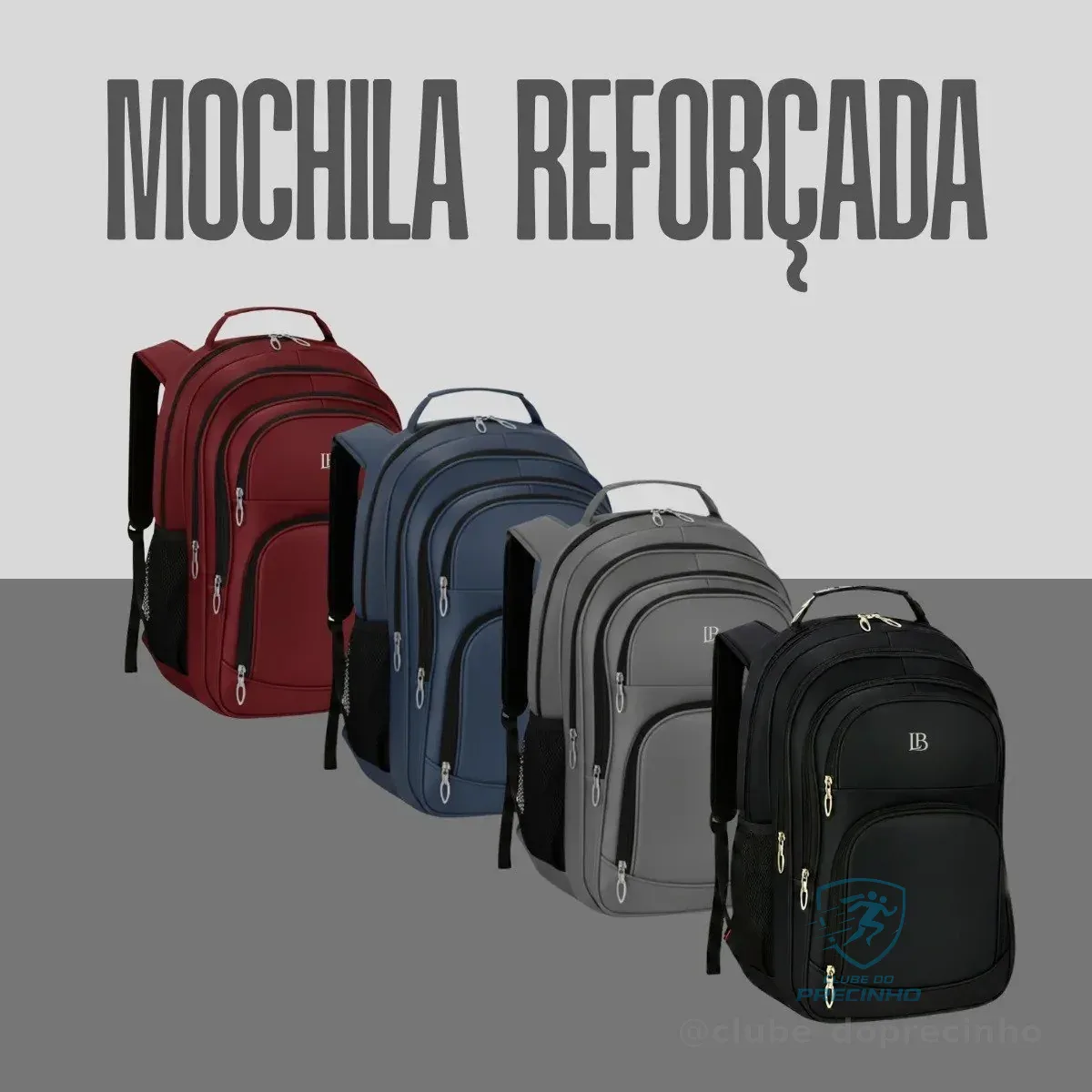 Mochila Masculina Faculdade Impermeável Resistente Grande Mercado Livre