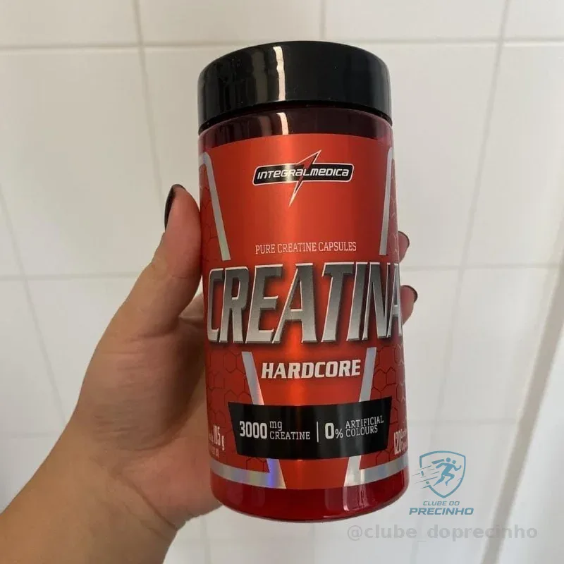 Integralmedica Creatina Hardcore 100% Pura Monohidratada - 120 Cápsulas Mercado Livre