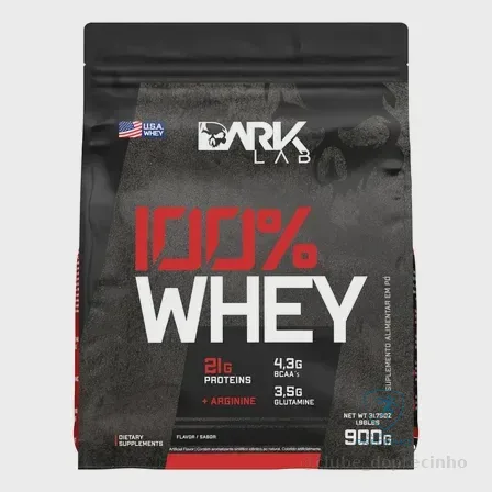 Whey Protein Concentrado 100% 900g Refil Dark Lab Sabor Baunilha Mercado Livre