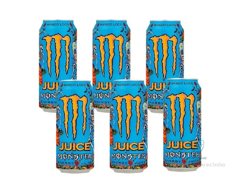 Pack de Monster Mango Loco LT 473ml - Unidade 6 unidades