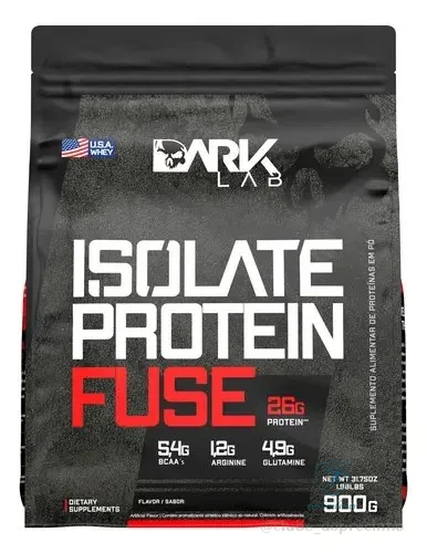 Whey Isolate Protein Fuse 900g Dark Lab Sabor Baunilha