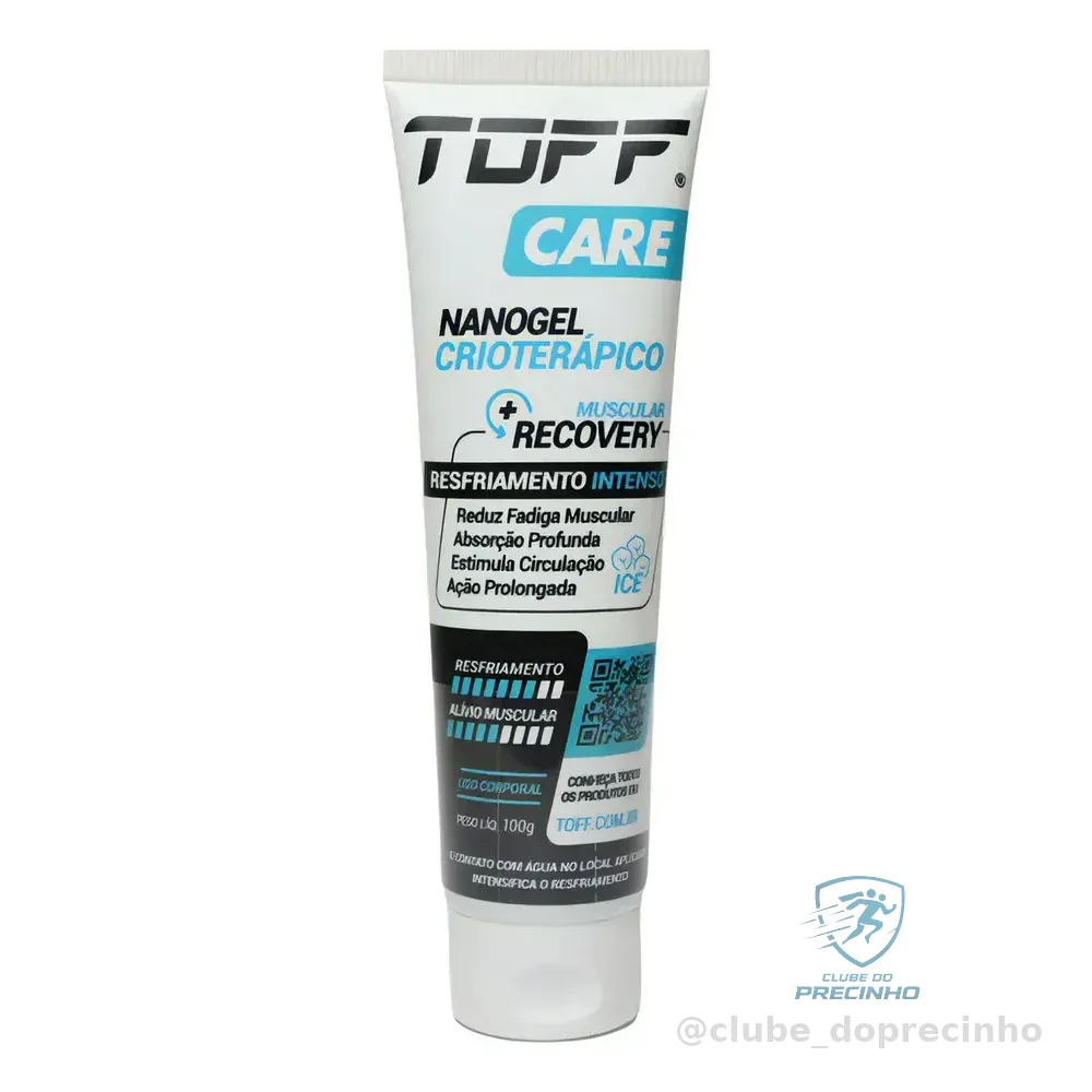 Creme Gel Alívio Das Dores Musculares Corporal Nanogel Toff 100g
