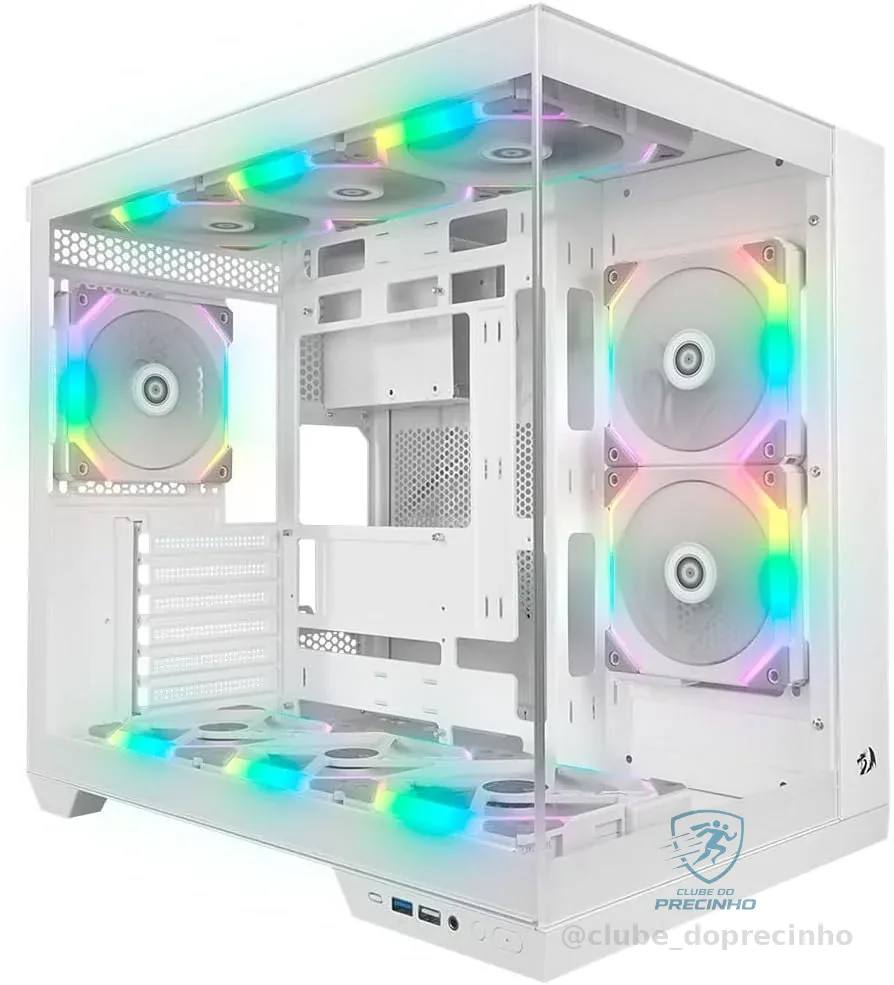 GABINETE REDRAGON WIDELOAD PRO BRANCO CA-604W-PRO