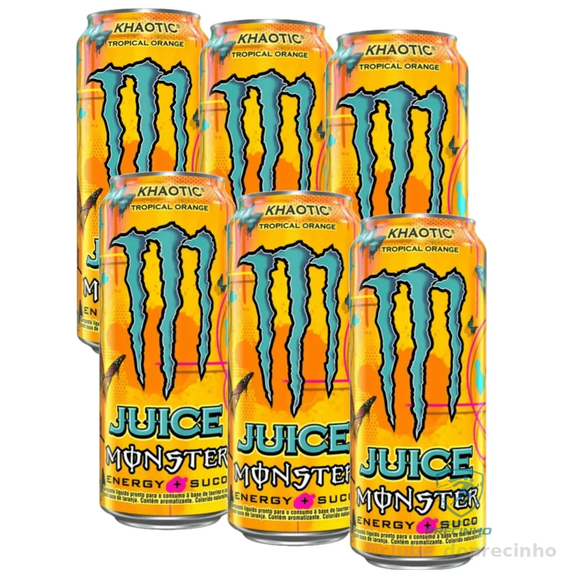 Pack de Monster Khaotic LT 473ml - Unidade 6 unidades