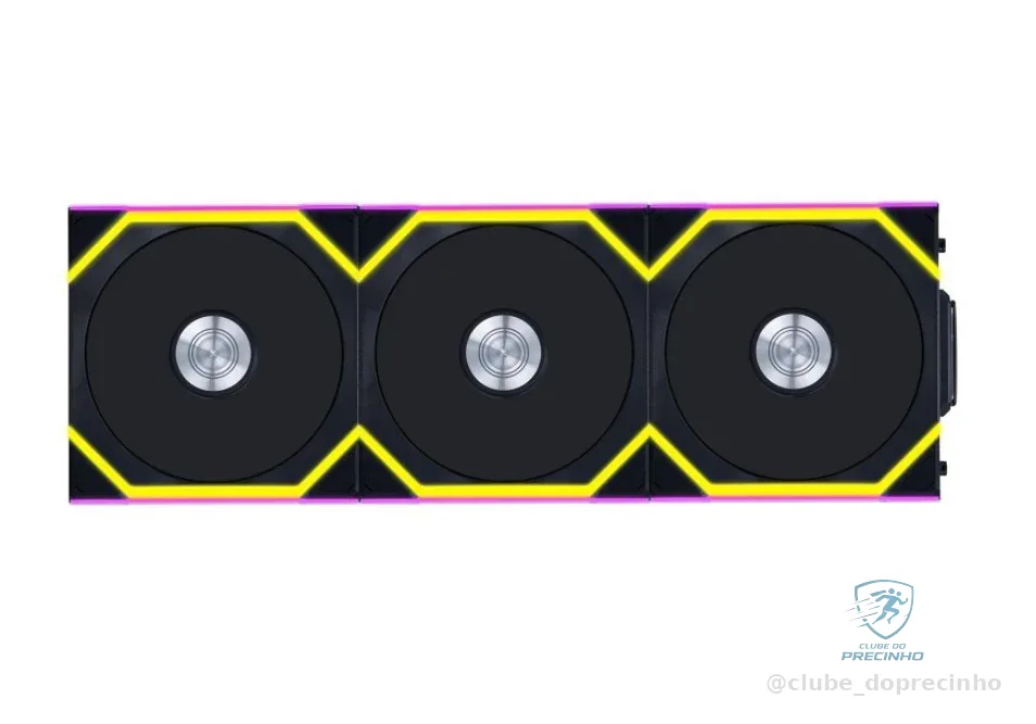 Kit 3 Fans Lian Li Uni Fan SL Wireless 120 ARGB Preto