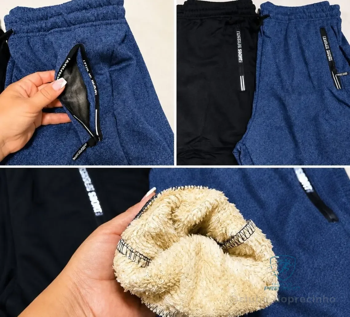 Calça Moletom De Lã Grossa Mercado Livre