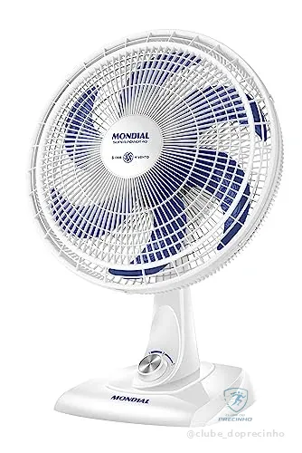 Ventilador de Mesa Mondial VSP-40-W Super Power 40CM Branco 110V