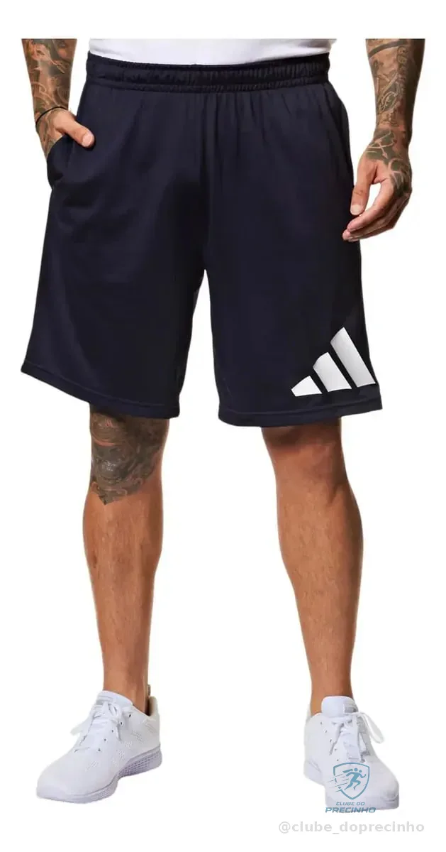 Shorts Adidas Treinamento Essentials Masculino Azul KS5603 Mercado Livre