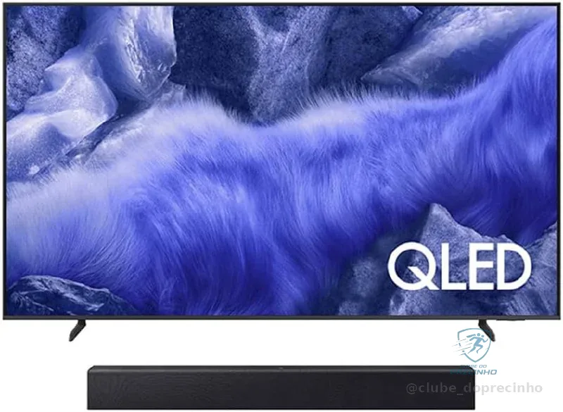 🔥 PARCELADO! Samsung Combo Vision AI TV 75" QLED 4K QEF1 + Soundbar Samsung HW-B400F